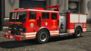 O caminhão de bombeiros no GTA V