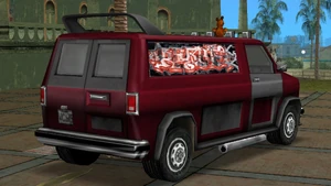 Gang Burrito в Grand Theft Auto: Vice City, вид сзади