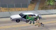 Gsfattackmale01.png (186 КБ) Члены Grove Street Families вытащили из Tahoma и атакуют персонажа с моделью внешности «Male01» (эта модель используется, когда игра не загружает какого-либо персонажа должным образом, в данном случае — Балласа)