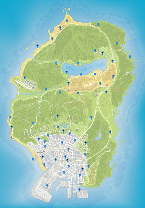 Cartes a jouer - GTA Online (carte)