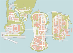 Zawartość dodatkowa w GTA III obraz mapy