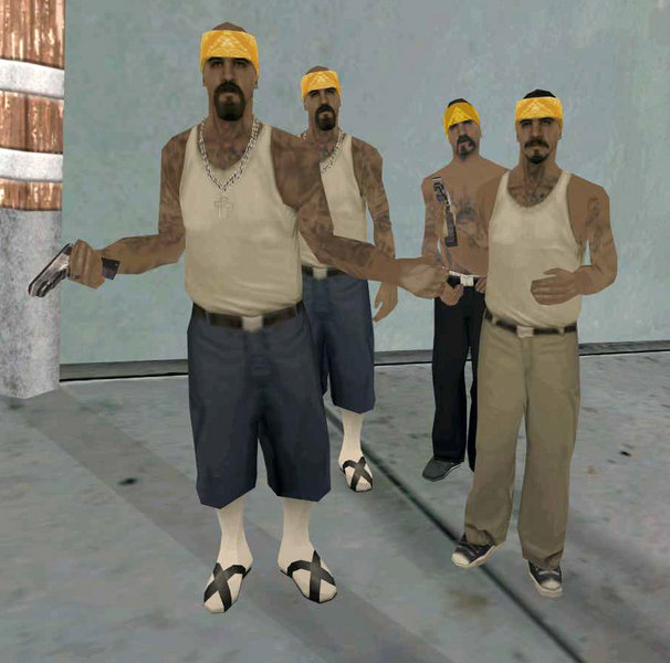 como formar uma gangue no gta san andreas 