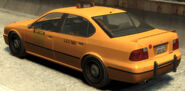 Arrière du taxi basé sur la Merit dans GTA IV.