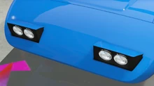 GauntletClassicCustom-GTAO-HeadlightCovers-BlackPrimaryToppedLights