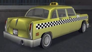 Un Cabbie dans GTA III (vue arrière)