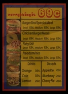 Меню Burger Shots в GTA San Andreas