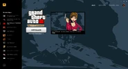 Page de lancement de Grand Theft Auto III - The Definitive Edition