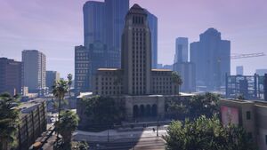 Los Santos City Hall GTAVe Overview