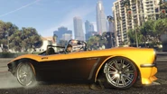 Coquette BlackFin на кинематографическом превью GTA Online в Rockstar Games Social Club