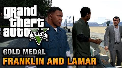 GTA 5 - Intro & Mission 1 - Franklin and Lamar 100% Gold Medal Walkthrough