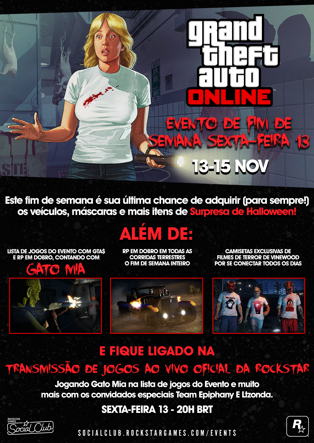 GTA Online: atualização traz o retorno de modos de jogos do Halloween