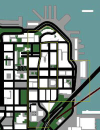 Localização de Downtown San Fierro