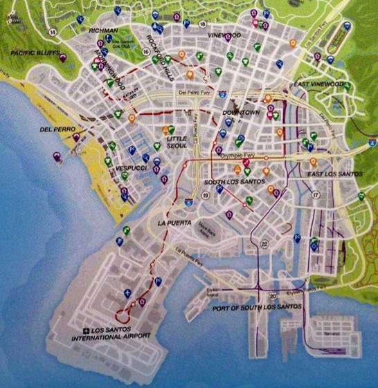 Gta5 サウスls 地図 Englshago