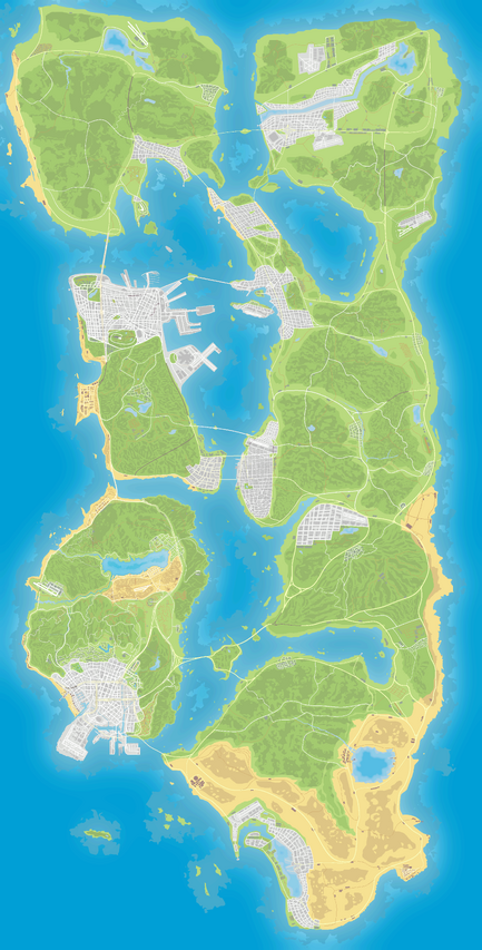 GTA 6 Vice City map concept blows fans away with its scale