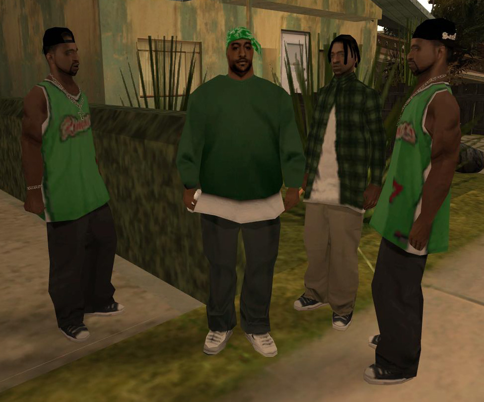 como formar uma gangue no gta san andreas 