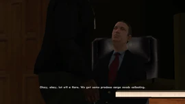 ...and tells him to let off a flare as they need to collect some cargo.