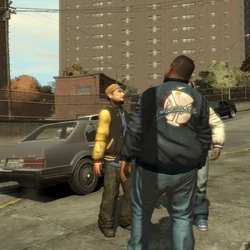 LibertyCitySwingers-GTAIV-PedJacket.png (1.46 MB) Pedestrian wearing an LC Swingers varsity jacket in Grand Theft Auto IV.