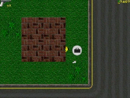 Once the tank is destroyed, Albert tells the protagonist to pick up the "goods" located in the centre of St. James's Square.