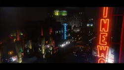 Vinewood Boulevard as seen in the PS4/Xbox One version trailer.
