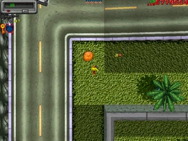 A Police Bribe is provided to the protagonist from a crate outside the mansion, so they can remove the wanted level acquired during the previous mission.