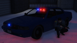 FIB agents waiting outside.