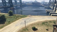 Banning; the Landstalker has to be driven into the water.