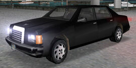 One of two black Washingtons featured during "All Hands On Deck!" in GTA Vice City. (Rear quarter view).