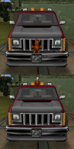 Comparison of two Gang Burrito variants in  featuring teddy bears
