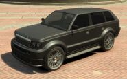 The Huntley Sport in Grand Theft Auto IV. (Rear quarter view)