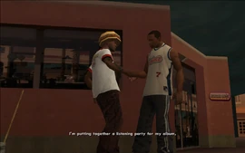 Loc tells CJ that he's planning a house party for his new album.