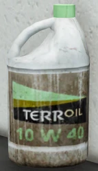Terroil-GTAV-10W40MotorOilBottle.png (1 MB) A Terroil 10w-40 motor oil bottle.
