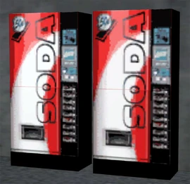 VendingMachines-GTASA-Soda.jpg (94 KB) The aforementioned "soda" vending machines at a Xoomer gas station in Juniper Hollow, San Fierro.