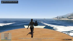 Captain Brendan Darcy informs the protagonist that a group of joyriders stole the documents that classified them as "permanent residents of international waters"...