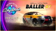 Lucky Wheel advertisement.