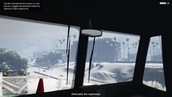 Detonate the explosive