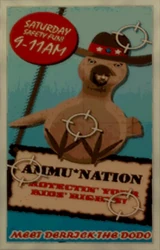 An Ammu-Nation advertisement promoting "Derrick the Dodo". (GTA Vice City Stories)