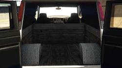 The rear interior of the second generation Burrito