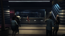 The bar.