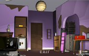 The interior of the safehouse.