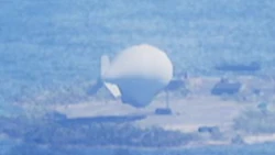 The Tethered Aerostat Radar System-inspired aircraft seen in the game's 