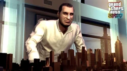 Promotional The Ballad of Gay Tony screenshot featuring Yusuf Amir.