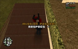 Vagos gangbanger killed; mission passed.