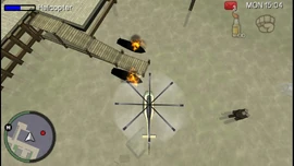 Destroying the boats.