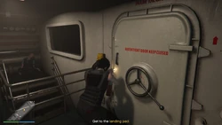 Get to the landing pad.