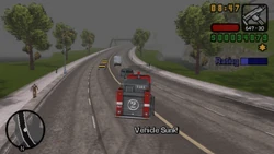 Bonus earned for pushing a vehicle into the water.