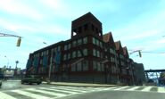 The alternate angle of NUCA building in GTA IV.