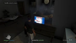 Access the computer.