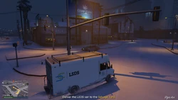 Deliver the LSDS van to the Salvage Yard