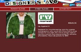 Fake rearwall on Designer Slave website in Grand Theft Auto IV (Street Slaves section).