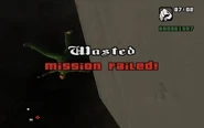 GTA SA Wasted Mission Failed